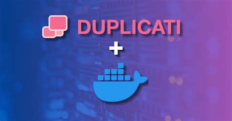 docker compose duplicati.